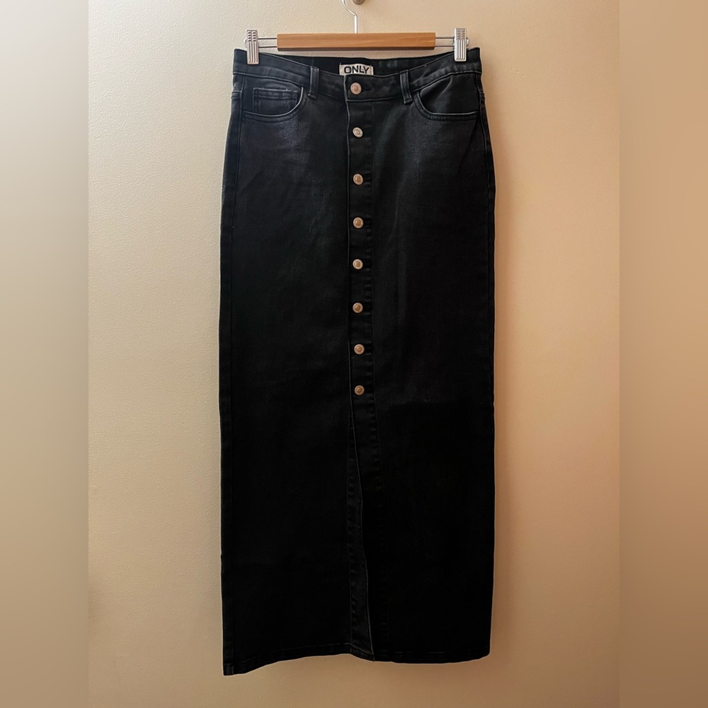 Only Black Denim Skirt